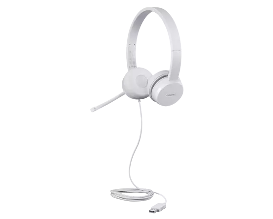 LENOVO 110 Stereo Headset - Cloud Grey, Silver/Grey - Image 1