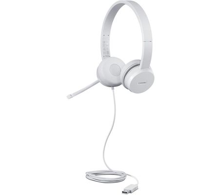 LENOVO 110 Stereo Headset - Cloud Grey, Silver/Grey - Thumbnail 2