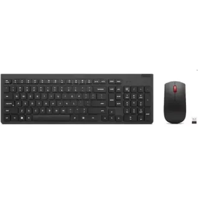 Lenovo 4X31N50722 keyboard Mouse included Universal RF Wireless Black - Thumbnail 3