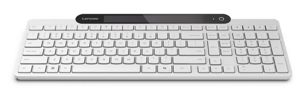 LENOVO 800 Self-Charging Wireless Keyboard - White, White
