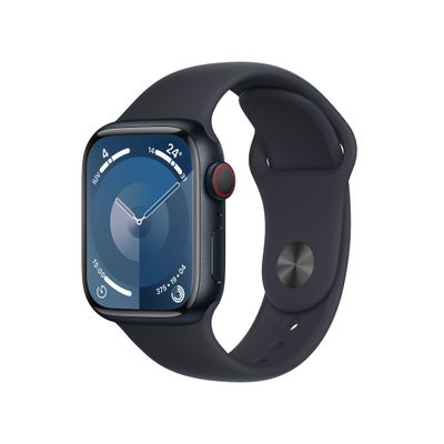 Apple Watch Series 9 GPS + Cellular 41mm Midnight Aluminium Case w/ Mi