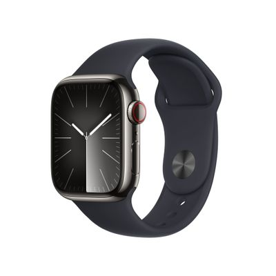 Apple Watch Series 9 GPS + Cellular 41mm Graphite Stainless Steel Case