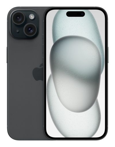 APPLE iPhone 15 - 128 GB, Black, Black