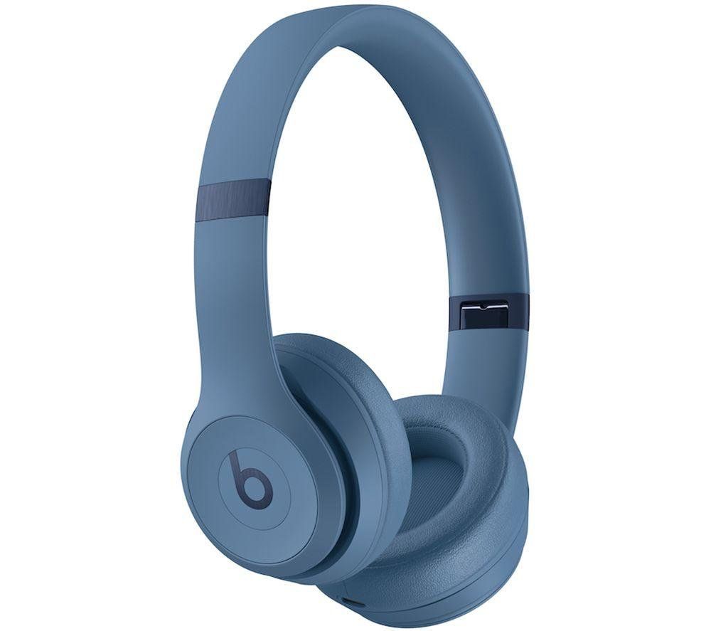 BEATS Solo 4 Wireless Bluetooth Headphones - Blue, Blue - Image 1