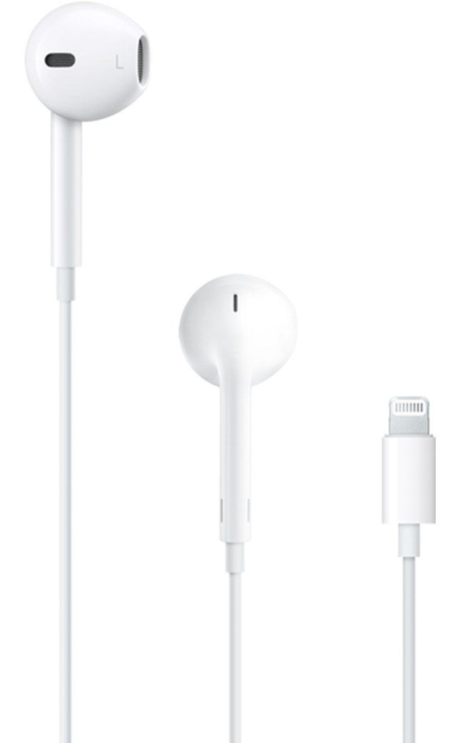 APPLE EarPods with Lightning Connector - White, White - Image 1