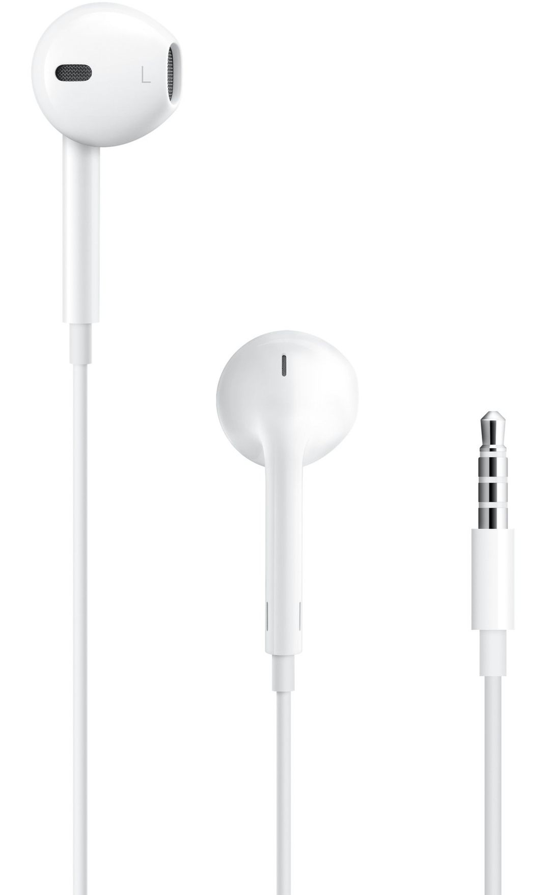 APPLE EarPods (3.5 mm Headphone Plug) - White, White - Image 1