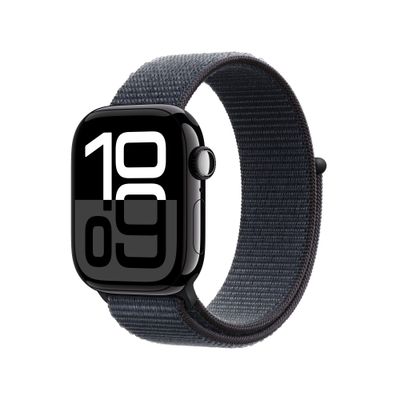 Apple Watch Series 10 GPS + Cellular 42mm Jet Black Aluminium Case wit - Thumbnail 2