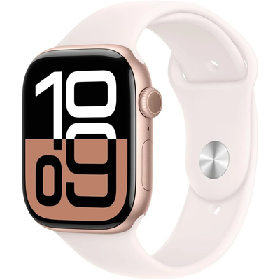Apple Watch Series 10 GPS + Cellular 46mm Rose Gold Aluminium Case wit
