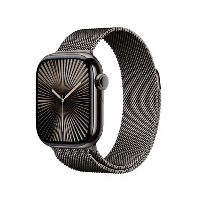 Apple Watch Series 10 GPS + Cellular 42mm Slate Titanium Case with Sla