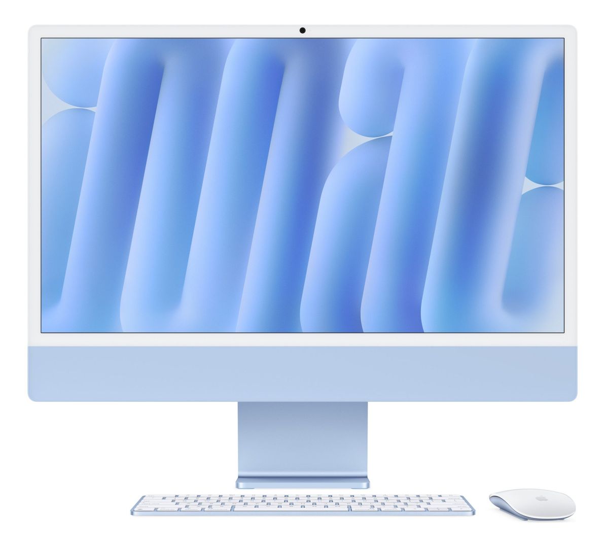 APPLE iMac 4.5K 24" (2024) - M4, 256 GB SSD, Blue, Blue - Image 1