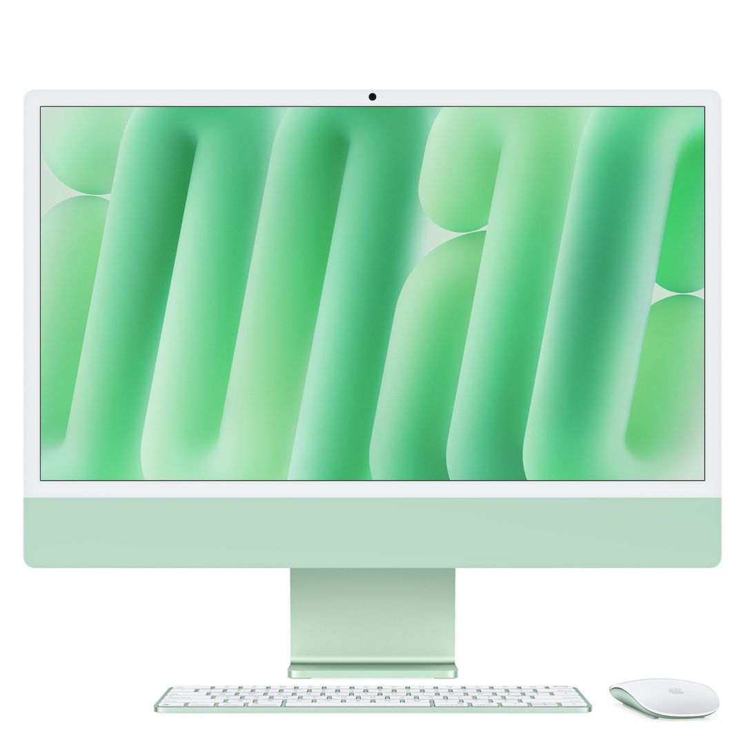 APPLE iMac 4.5K 24" (2024) - M4, 256 GB SSD, Green, Green - Image 1