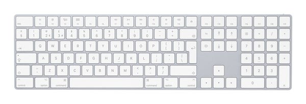 Apple Magic w/ Numeric Keypad keyboard Universal Bluetooth QWERTY UK E