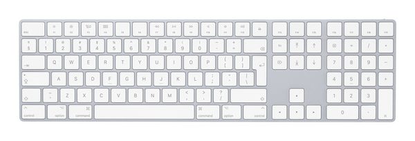 Apple Magic w/ Numeric Keypad keyboard Universal Bluetooth QWERTY Engl