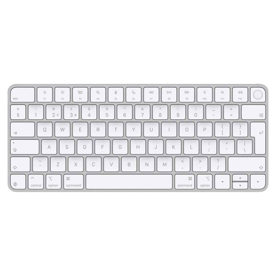 APPLE Magic Wireless Keyboard - White & Silver, White,Silver/Grey - Image 1