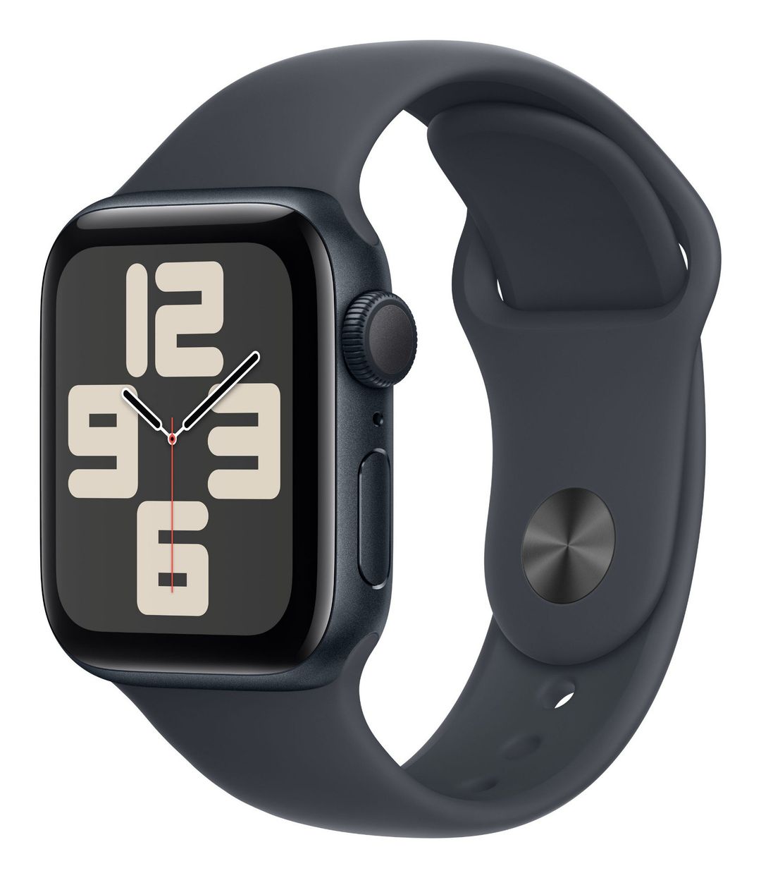 Apple Watch SE GPS 40mm Midnight Aluminium Case with Midnight Sport Ba - Image 1
