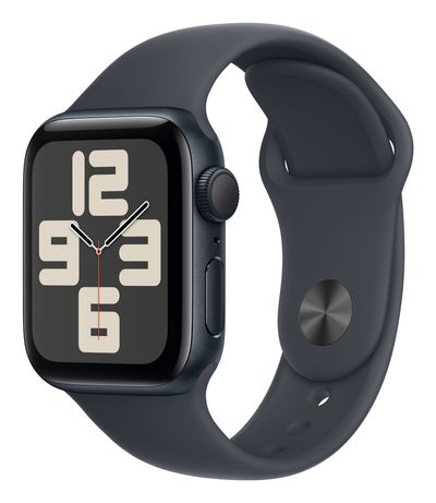 Apple Watch SE GPS 40mm Midnight Aluminium Case with Midnight Sport Ba