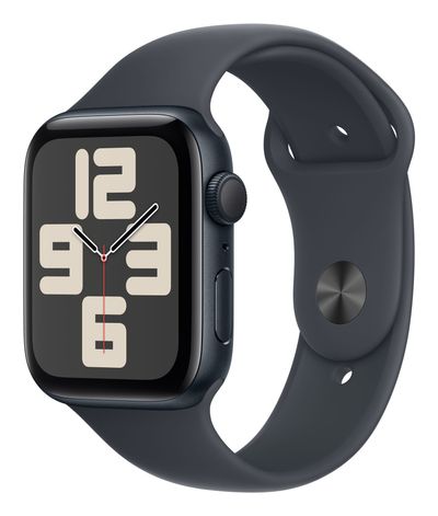 Apple Watch SE GPS 44mm Midnight Aluminium Case with Midnight Sport Ba