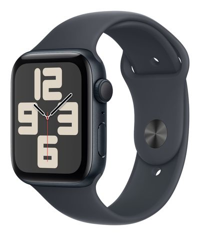 Apple Watch SE GPS 44mm Midnight Aluminium Case with Midnight Sport Ba