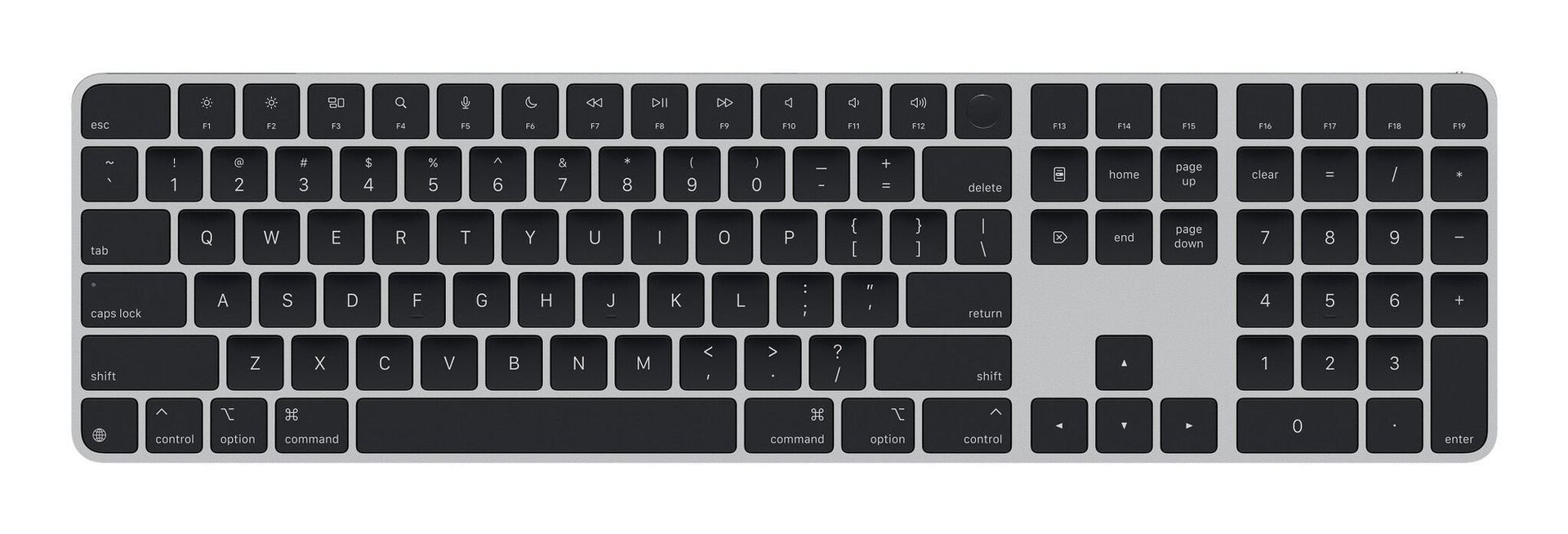Apple Magic keyboard Universal USB + Bluetooth QWERTY US English Black - Image 1