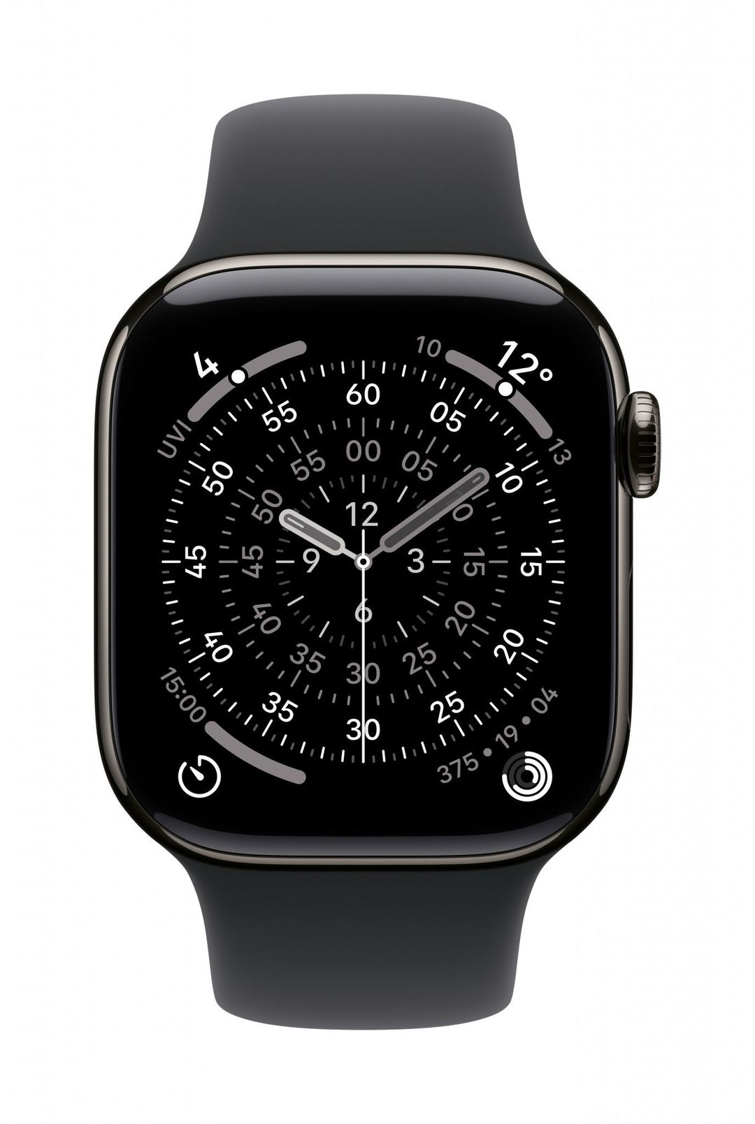 Apple MXLK3ZM/A Smart Wearable Accessories Band Black Fluoroelastomer - Image 1