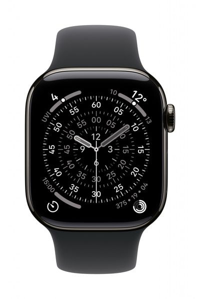 Apple MXLK3ZM/A Smart Wearable Accessories Band Black Fluoroelastomer