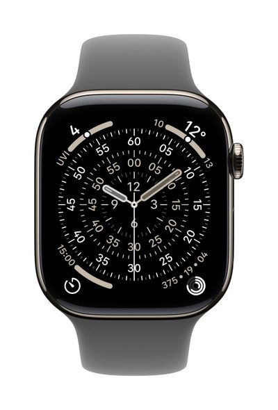 Apple MXLY3ZM/A Smart Wearable Accessories Band Grey Fluoroelastomer