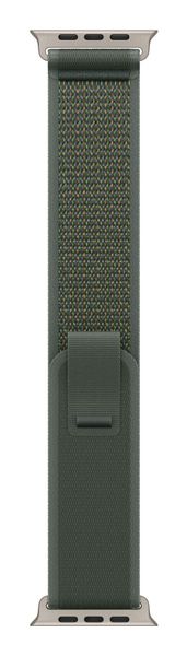 Apple 49mm Green Trail Loop - M/L - Natural Titanium Finish