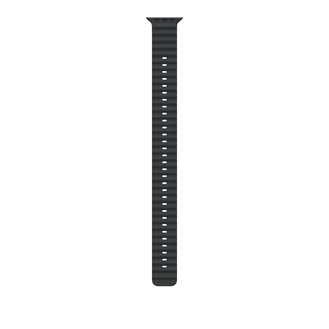 Apple 49mm Black Ocean Band Extension - Natural Titanium Finish - Image 1