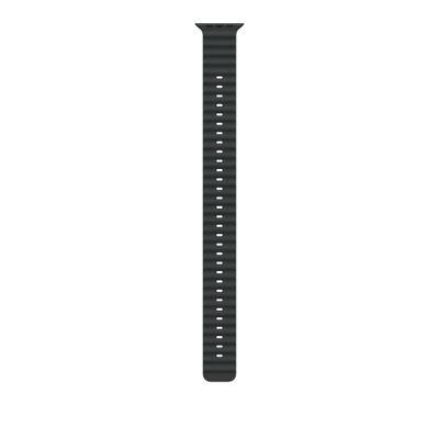 Apple 49mm Black Ocean Band Extension - Natural Titanium Finish