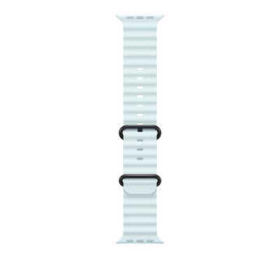 Apple 49mm Ice Blue Ocean Band - Black Titanium Finish