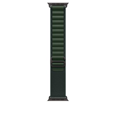 Apple 49mm Dark Green Alpine Loop - Medium - Black Titanium Finish