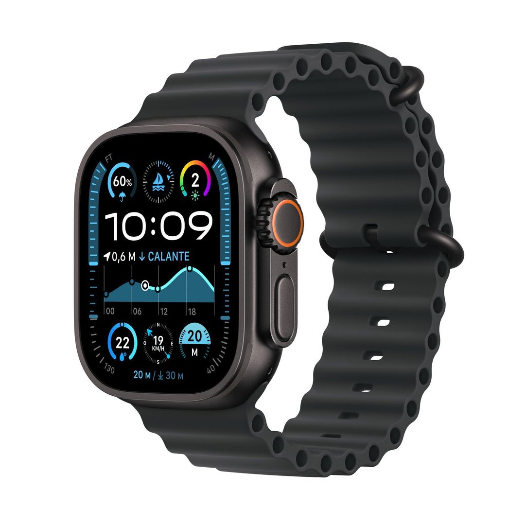 Apple Watch Ultra 2 GPS + Cellular 49mm Black Titanium Case with Black - Image 1