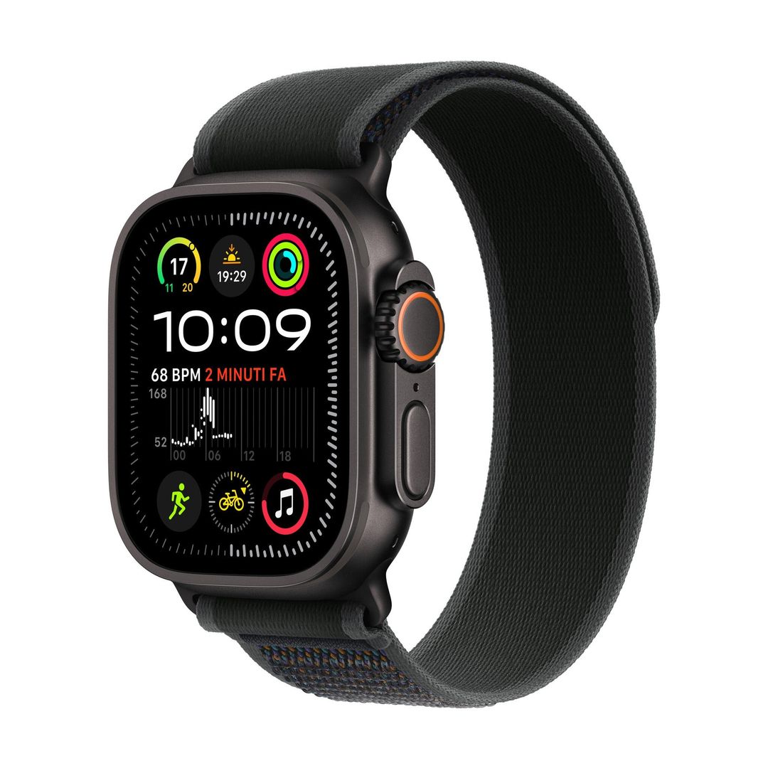 Apple Watch Ultra 2 GPS + Cellular 49mm Black Titanium Case with Black - Image 1