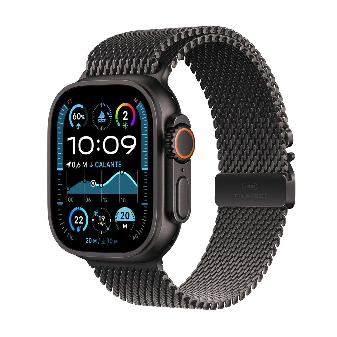 Apple Watch Ultra 2 GPS + Cellular 49mm Black Titanium Case with Black - Image 1
