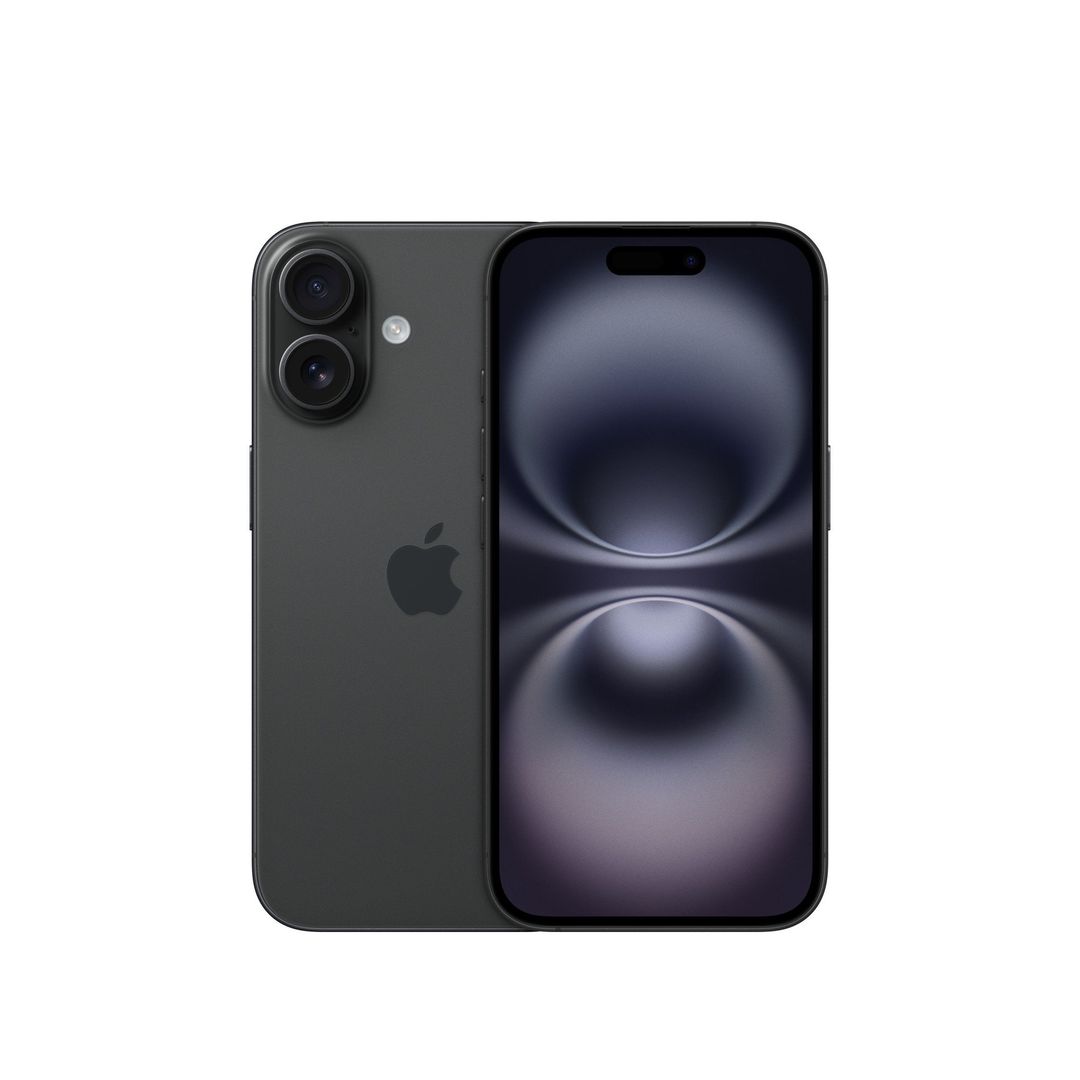 APPLE iPhone 16 - 128 GB, Black, Black - Image 1