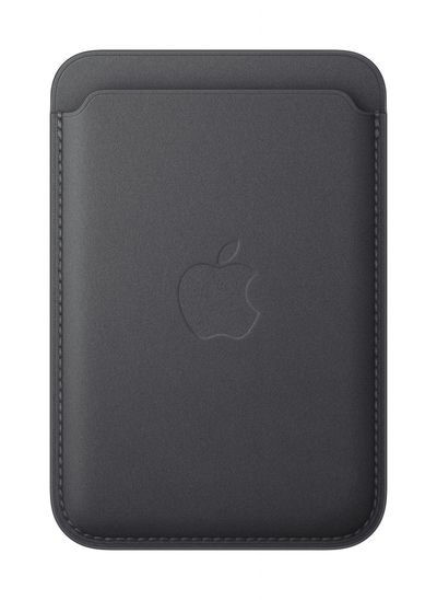 APPLE iPhone FineWoven Wallet with MagSafe - Black, Black