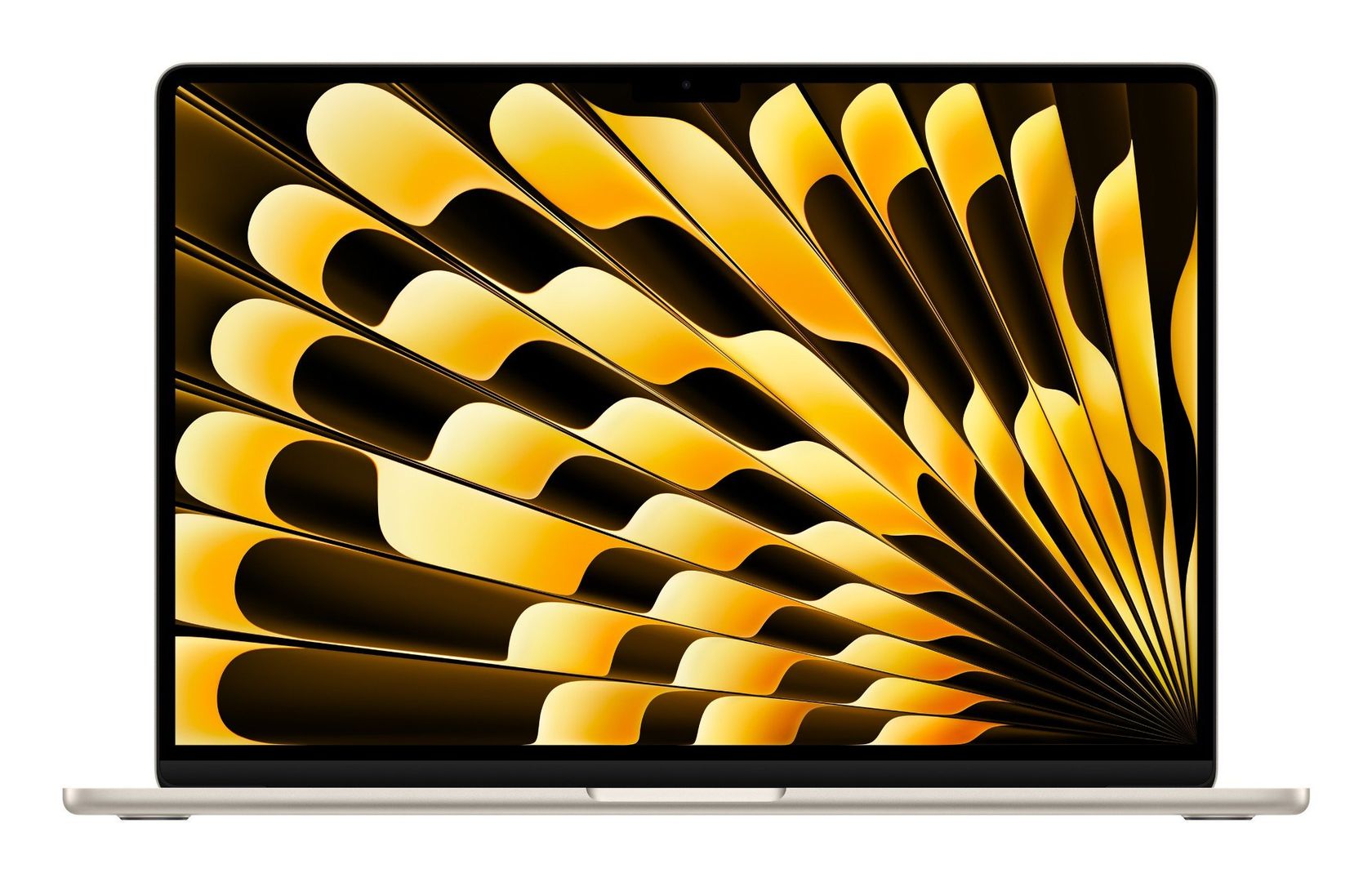 APPLE MacBook Air 15" (2025) - M4, 256 GB SSD, Starlight, Gold - Image 1