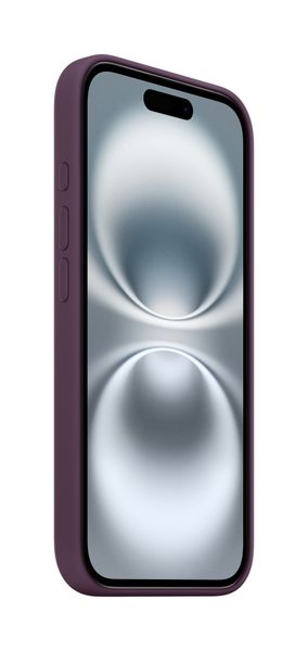 Apple iPhone 16 Silicone Case with MagSafe - Plum - Thumbnail 2