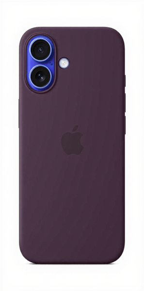 Apple iPhone 16 Silicone Case with MagSafe - Plum