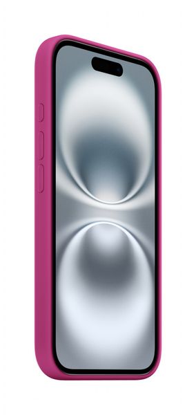 Apple iPhone 16 Silicone Case with MagSafe - Fuchsia