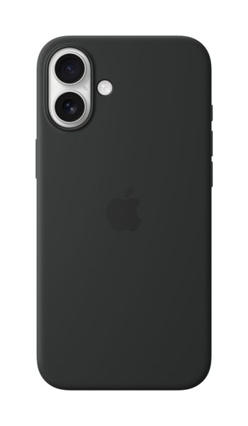 Apple iPhone 16 Plus Silicone Case with MagSafe - Black - Thumbnail 2