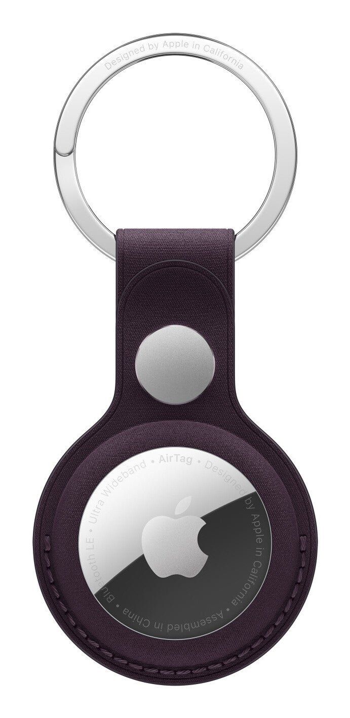 Apple AirTag FineWoven Key Ring - Blackberry - Image 1
