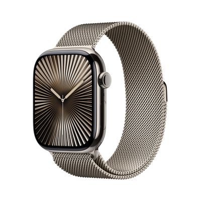 Apple Watch Series 10 GPS + Cellular 46mm Natural Titanium Case with N