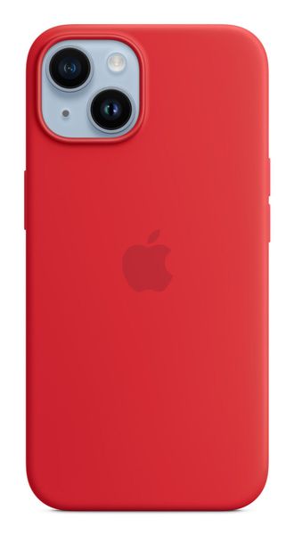 Apple iPhone 14 Silicone Case with MagSafe - (PRODUCT)RED