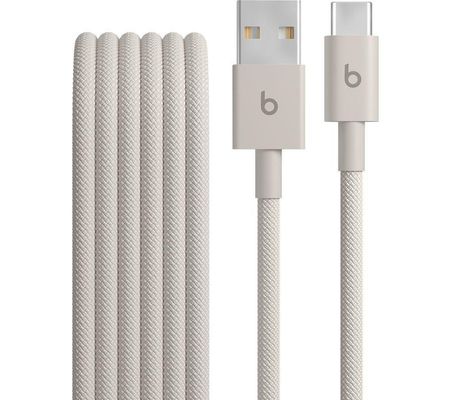 BEATS USB-A to USB-C Woven Cable - 1.5 m, Surge Stone, Cream