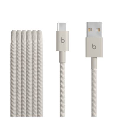 BEATS USB-A to USB-C Woven Cable - 1.5 m, Surge Stone, Cream - Thumbnail 2