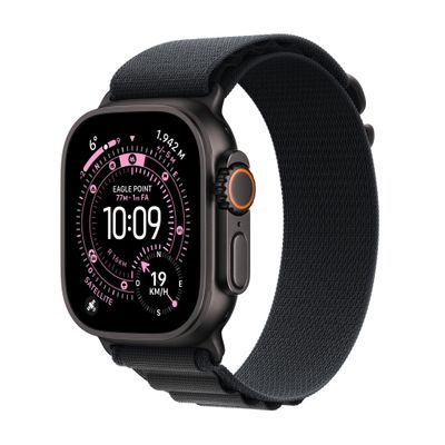 Apple Watch Ultra 3 GPS + Cellular 49mm Black Titanium Case with Black