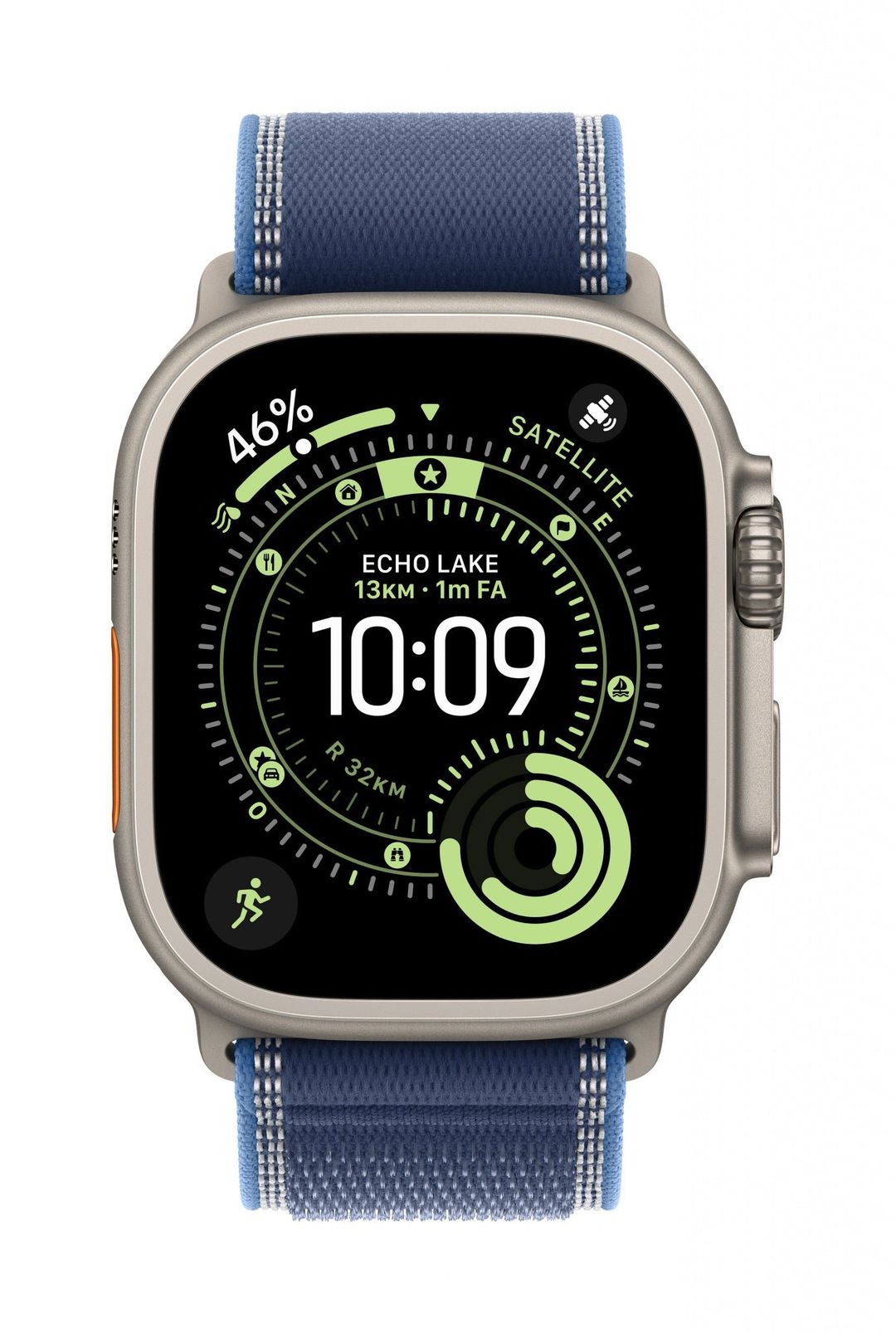 Apple MFT64ZM/A Smart Wearable Accessories Band Blue Titanium. Polyest - Image 1