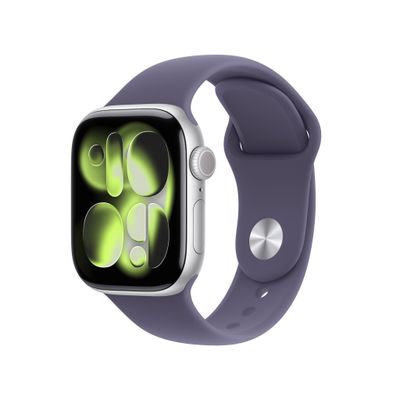 Apple Watch Series 11 GPS 42mm Silver Aluminium Case with Purple Fog S