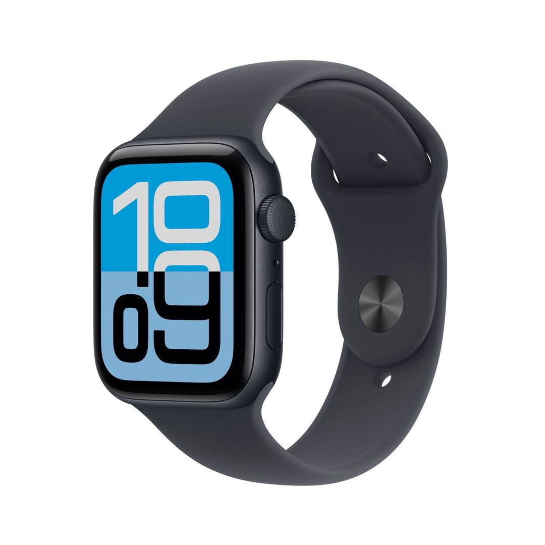 Apple Watch SE (3nd generation) SE 3 GPS 44mm Midnight Aluminium Case with Midnight Sport Band - S/M - Image 1